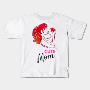 Cute Mom Kids T-Shirt